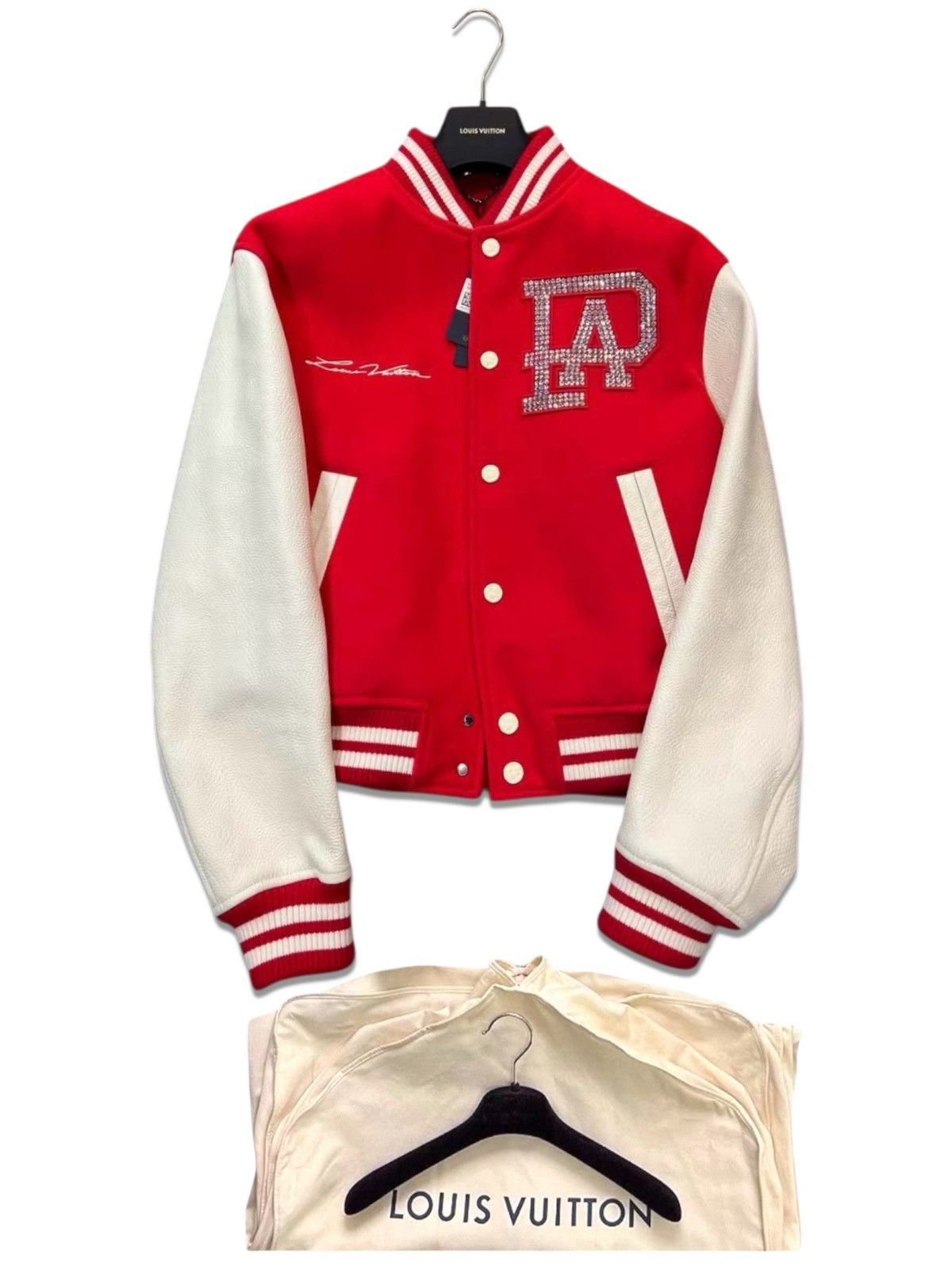 Louis Vuitton Louis Vuitton X Pharrell 52 Varsity Blouson Leather Jacket Size US L / EU 52-54 / 3 - 1 Thumbnail