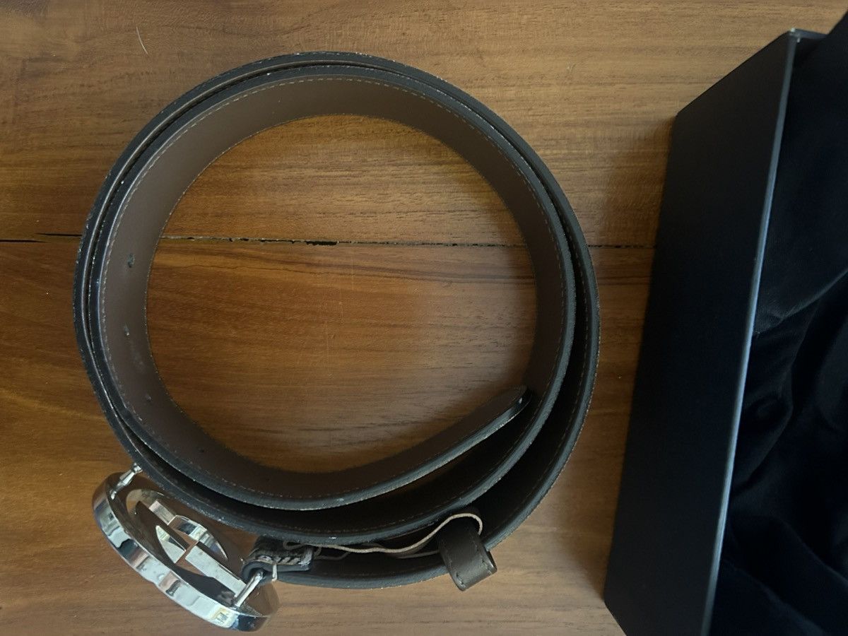 Gucci Authentic Gucci Beige GG Supreme Monogram Bengal Belt Size 30 - 3 Thumbnail