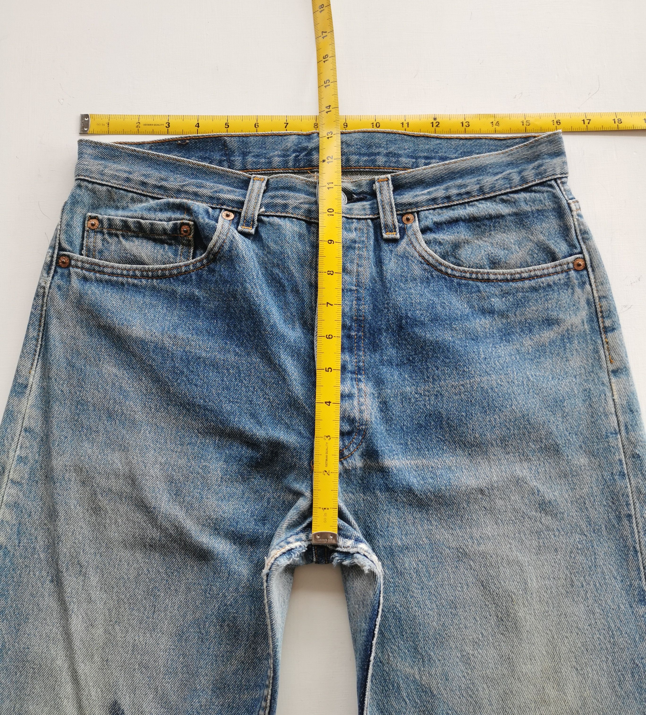 Levi's Vintage 90s Levis 501 Damage Jeans Size US 32 / EU 48 - 5 Thumbnail