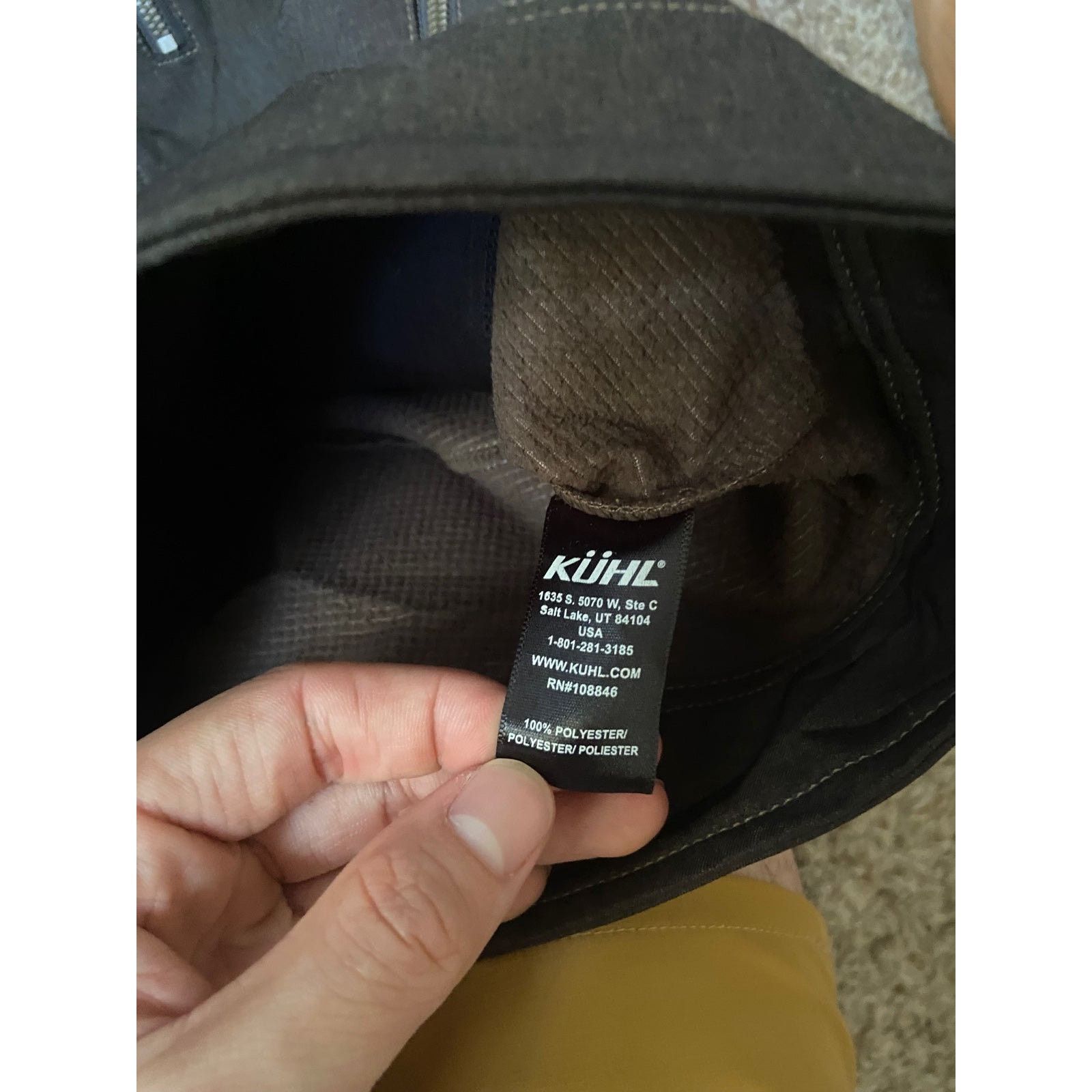 Kuhl Kuhl Burr Full Zip Brown Hiking Outdoors Jacket Lined Size M Size US M / EU 48-50 / 2 - 8 Thumbnail