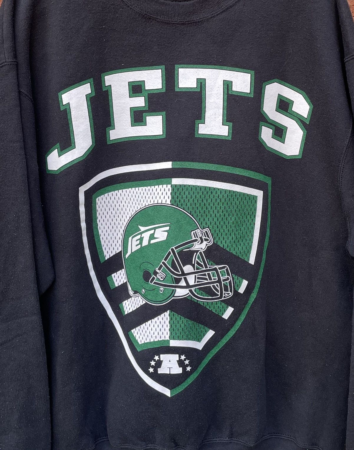 Vintage Vintage 90s NFL new York Jets Big Logo Crewneck Sweatshirt Size US XXL / EU 58 / 5 - 3 Thumbnail