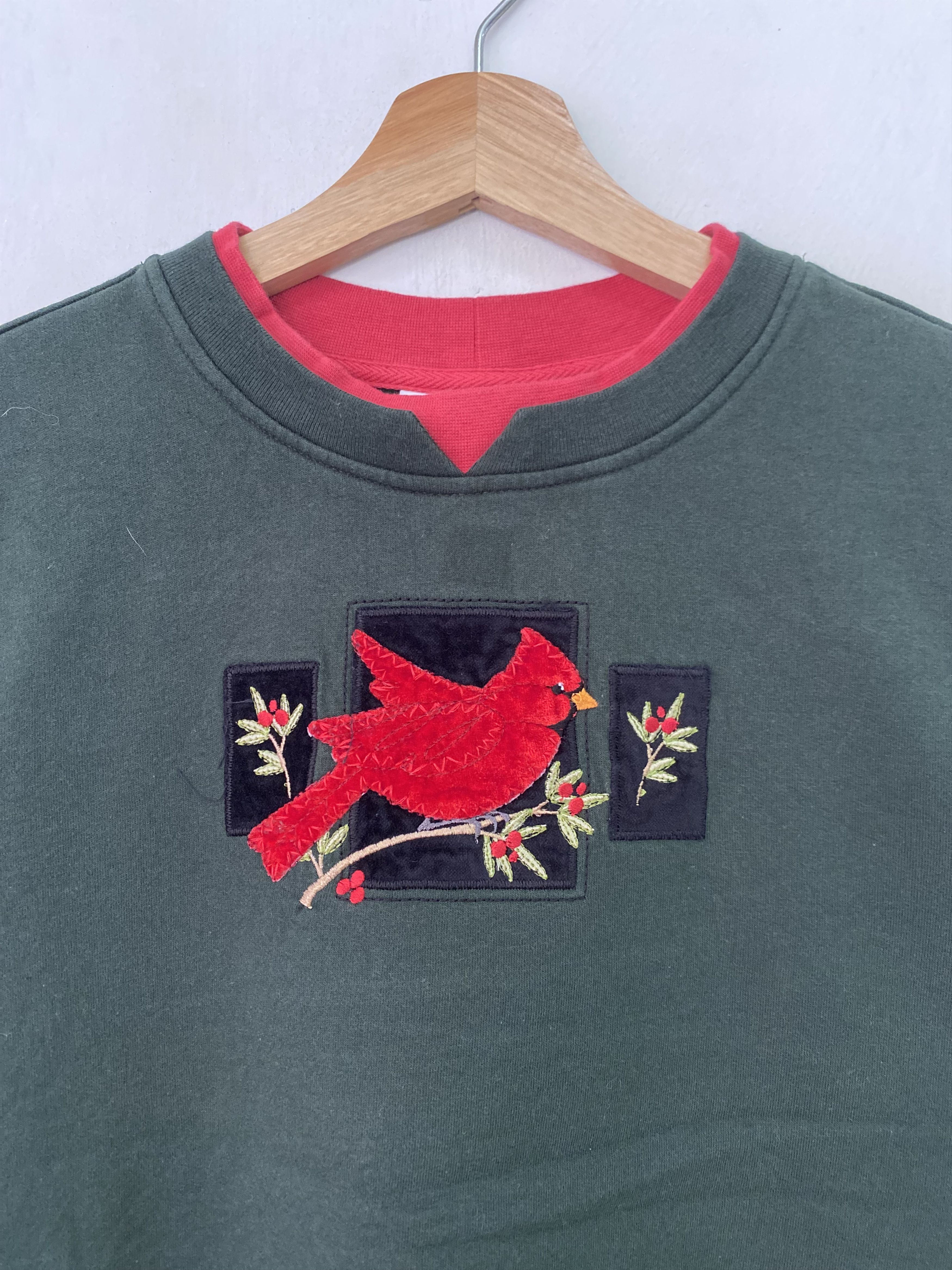 Habitat Breckenridge Petite Sweatshirt Green Medium Cardinal Bird Size US M / EU 48-50 / 2 - 3 Thumbnail