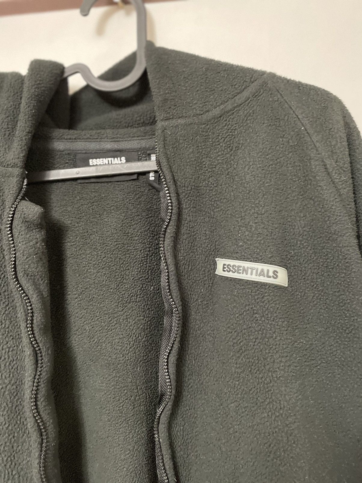 Fear of God 🔥Fear of God Essentials Polar Fleece Jacket Black SZ Medium Size US M / EU 48-50 / 2 - 2 Thumbnail
