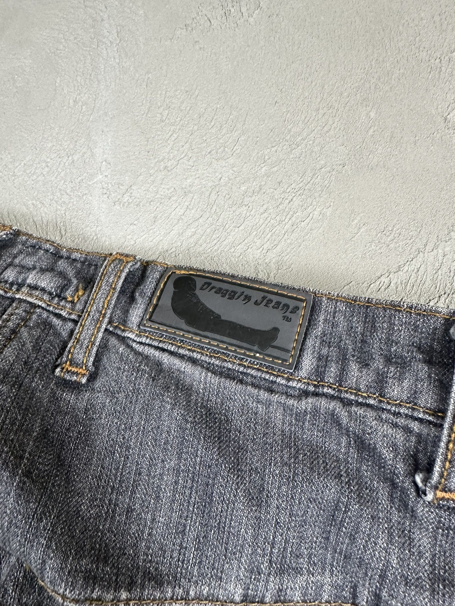 Draggin Jeans Vintage Y2k Draggin Jeans Faded Baggy Denim Jeans 00s Size US 34 / EU 50 - 8 Thumbnail