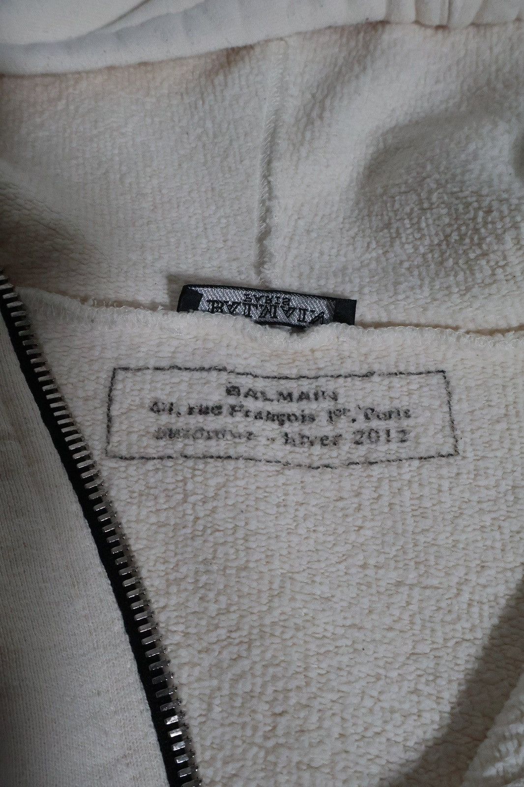 Balmain Balmain AW12 Quarter Zip Hoodie Size US S / EU 44-46 / 1 - 4 Thumbnail