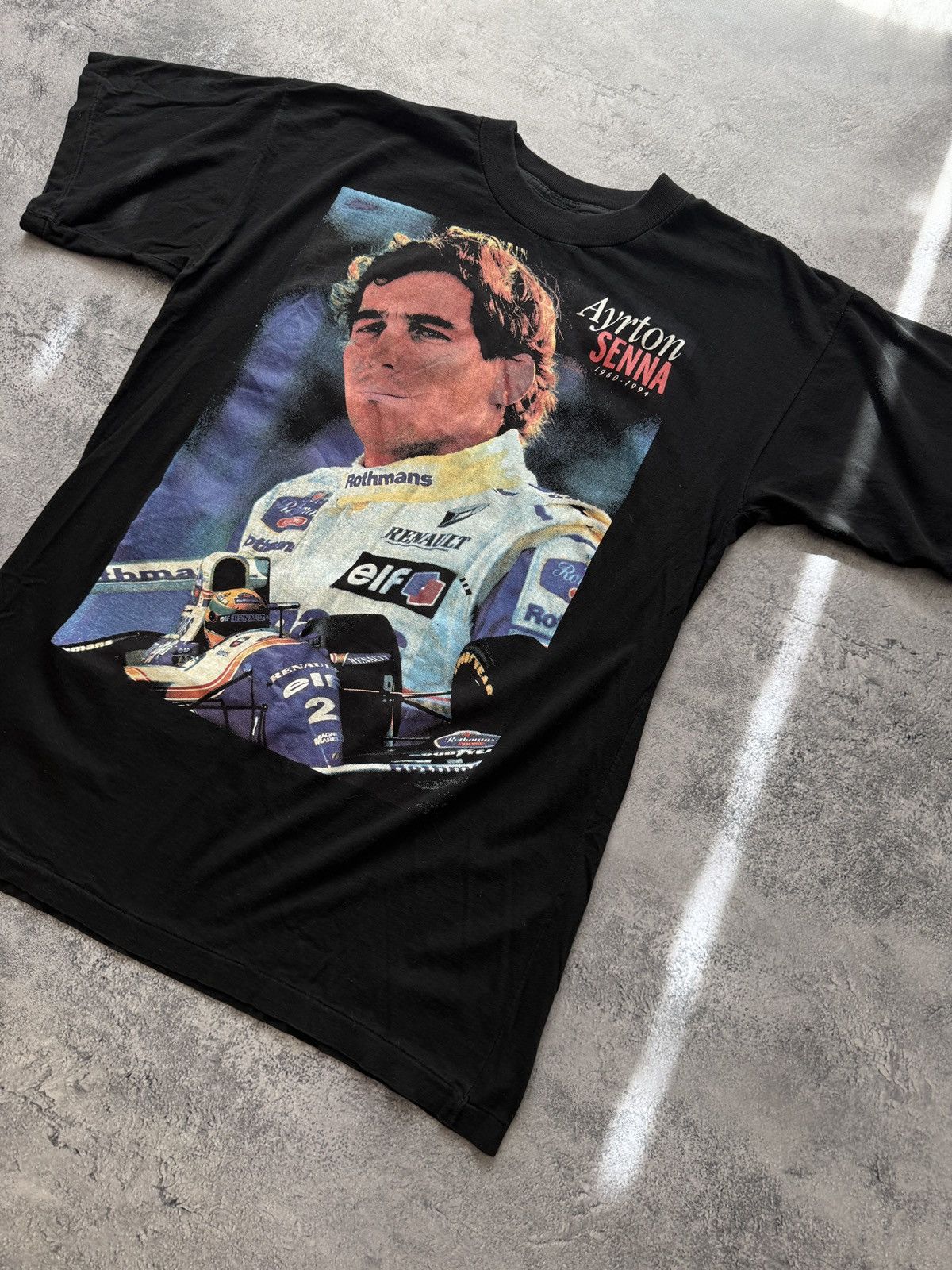 Formula 1 Vintage Ayrton Senna Formula 1 black T-Shirt Size US S / EU 44-46 / 1 - 2 Thumbnail