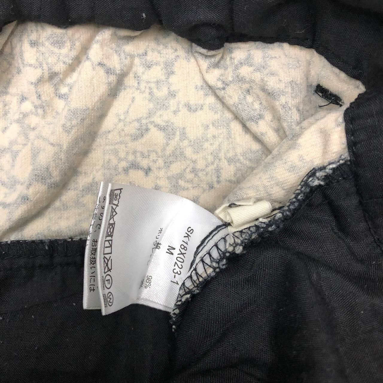 Japanese Brand P154 VTG JAPAN FLOWER FULLPRINT SKINNY PANTS Size 29" - 7 Thumbnail