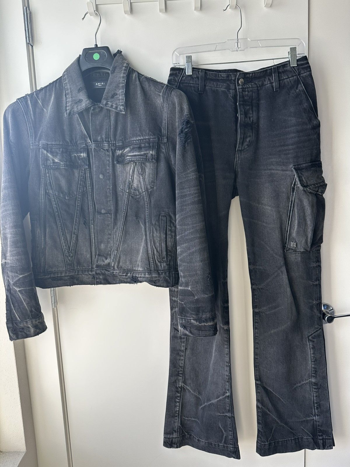 Amiri AMIRI M65 CARGO FLARE JEAN Size US 30 / EU 46 - 11 Thumbnail