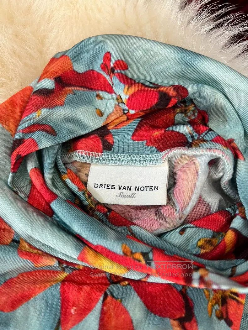 Dries Van Noten Dries Van Noten Blue Base Layer Top Size S / US 4 / IT 40 - 3 Thumbnail