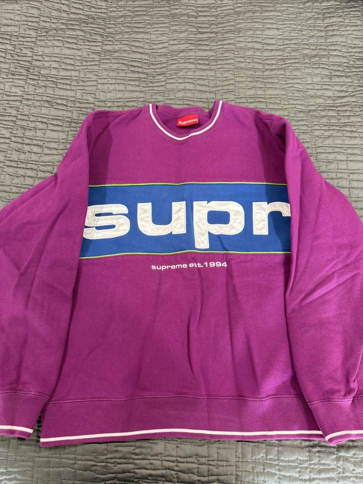 Supreme Supreme piping sweatshirt Size US M / EU 48-50 / 2 - 1 Thumbnail