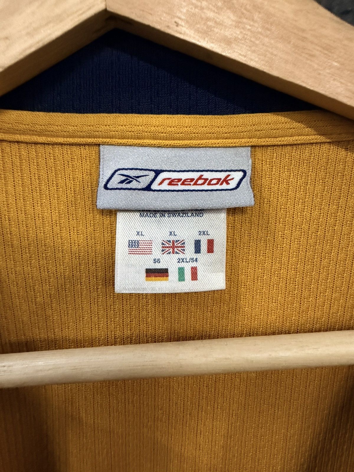 Reebok Vintage Reebok Striped Longsleeve Size US XL / EU 56 / 4 - 2 Thumbnail
