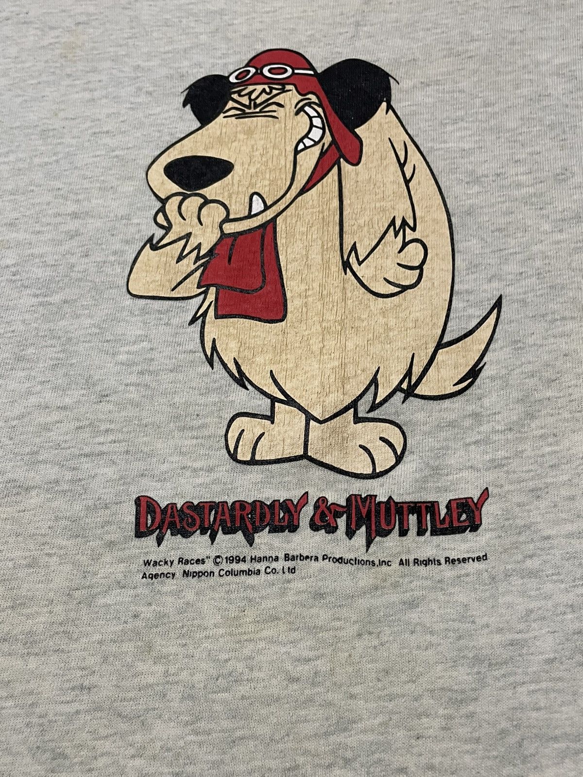 Vintage Vintage 1994 Dastardly Muttley Single Stitch Distressed Tee Size US M / EU 48-50 / 2 - 6 Thumbnail