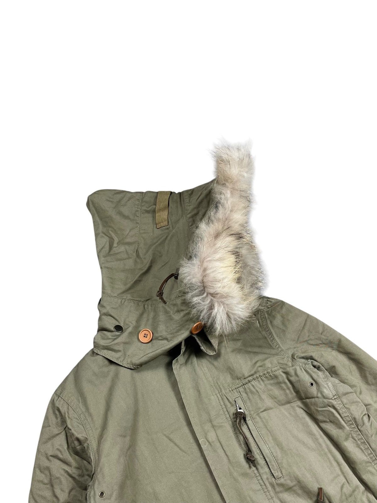 If Six Was Nine 2000s Panaji by GOA - Fur Hoodie Apocalypse Style Jacket Size US M / EU 48-50 / 2 - 5 Thumbnail