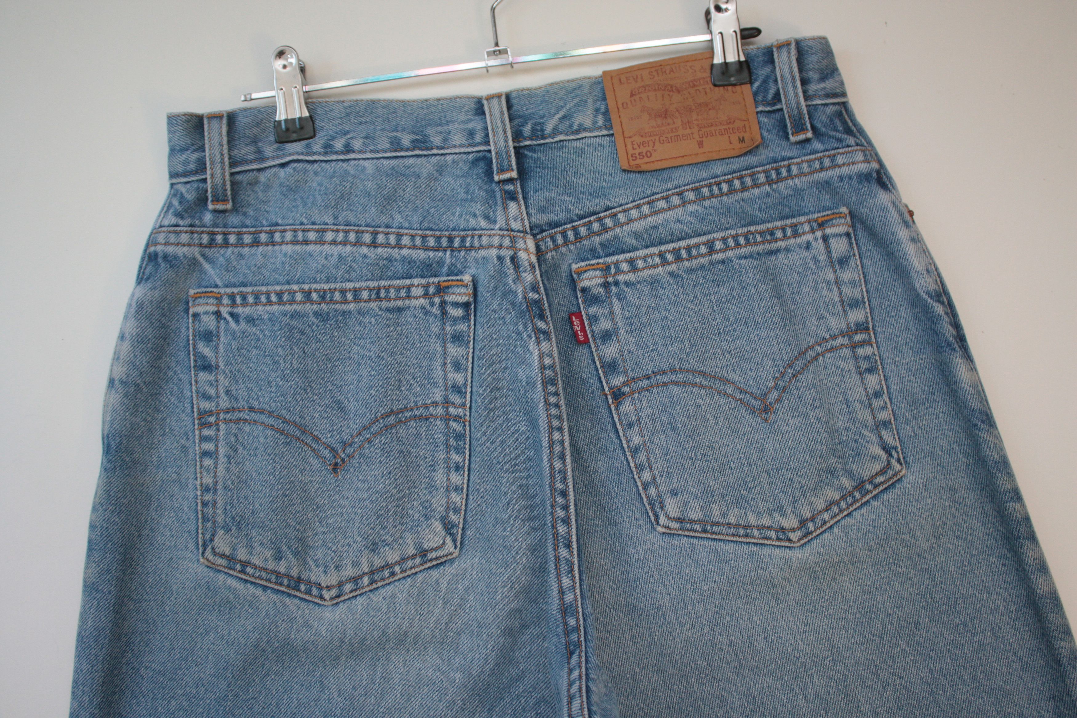 Levi's Vintage Clothing Levi's 550 Vintage denim Blue Jeans 90s Size US 30 / EU 46 - 4 Thumbnail