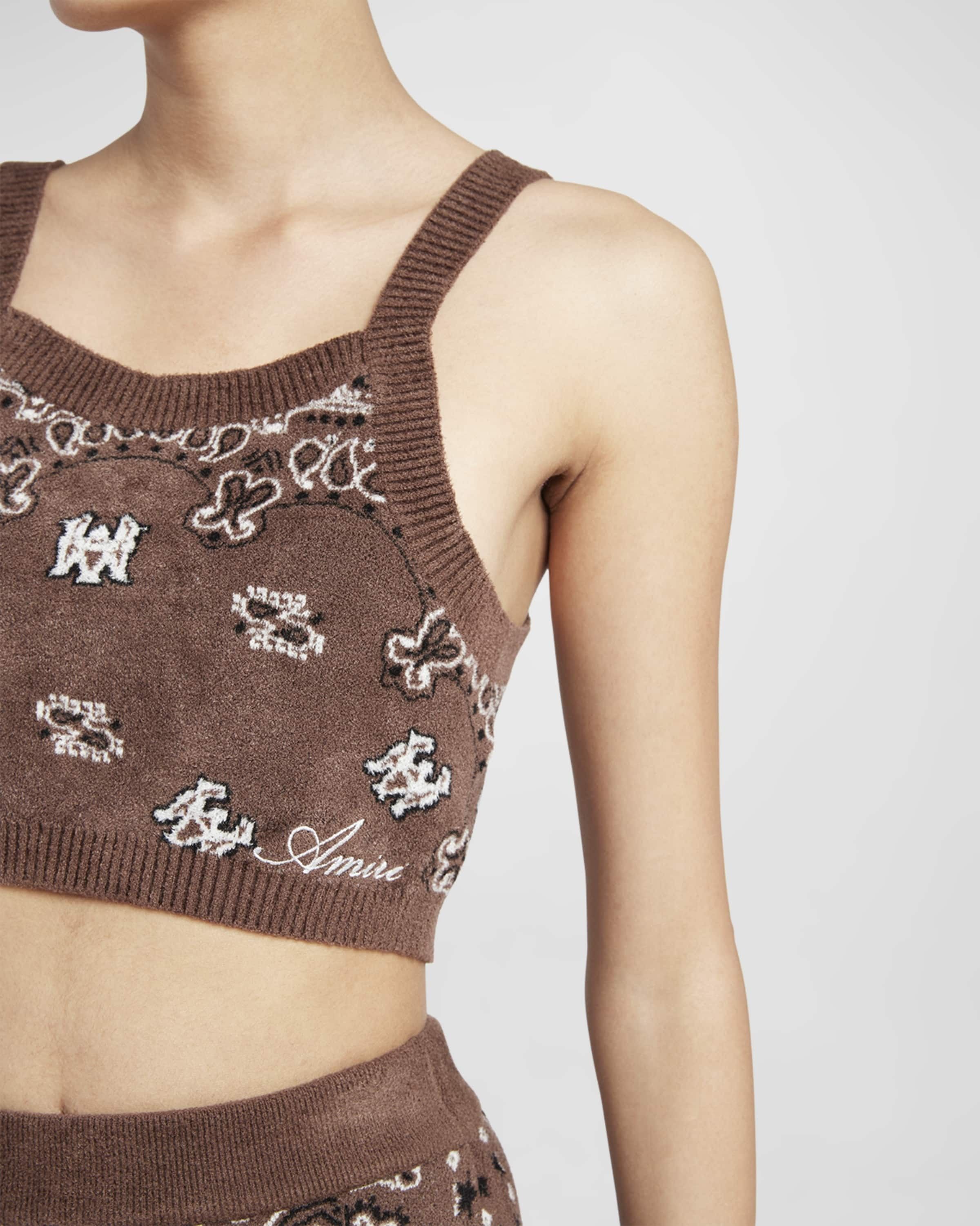 Amiri o1y0425 Tank Top in Brown Size S / US 4 / IT 40 - 6 Thumbnail