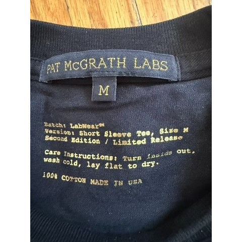Richardson Pat McGrath Labs Gold Foil Hieroglyphic Eye Tee – Limited Ed Size US M / EU 48-50 / 2 - 5 Thumbnail