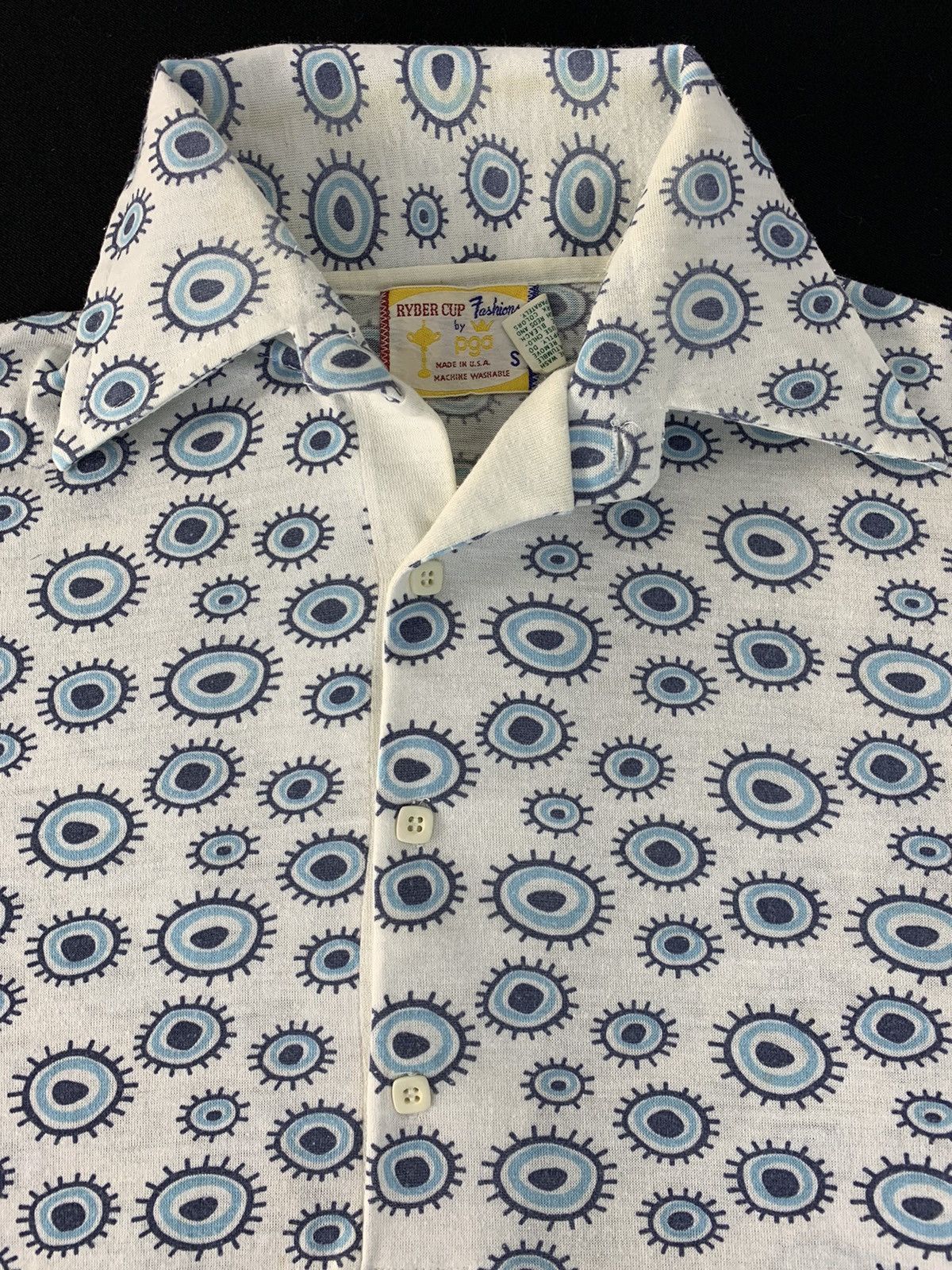 Ryder Studios Vintage 70s Ryder Cup PGA Golf Over Printed Polo Tee Size US S / EU 44-46 / 1 - 3 Thumbnail
