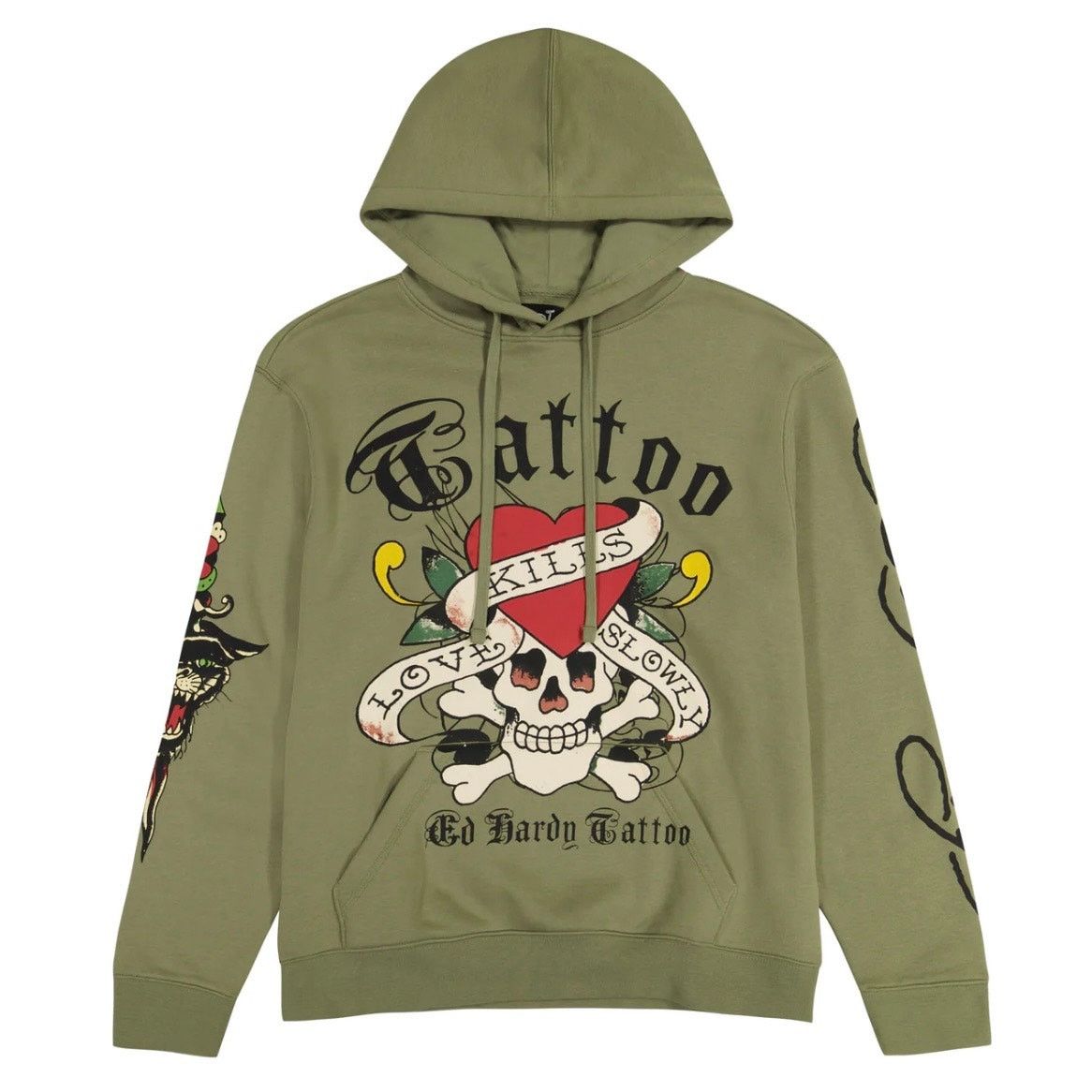 Ed Hardy Ed Hardy Love Kills Slowly Skull Hoodie Size US M / EU 48-50 / 2 - 1 Thumbnail