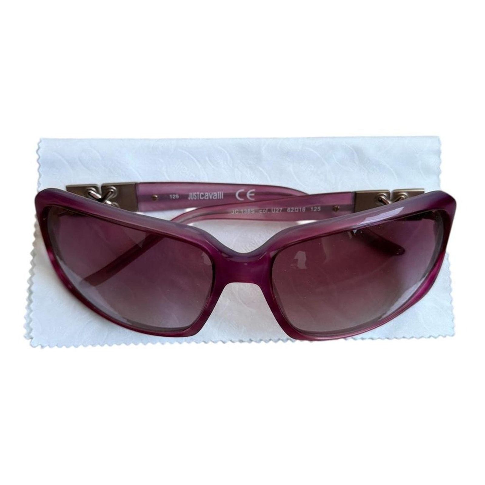 Just Cavalli Just Cavalli Cross Y2K Pink Sunglasses Size ONE SIZE - 4 Thumbnail
