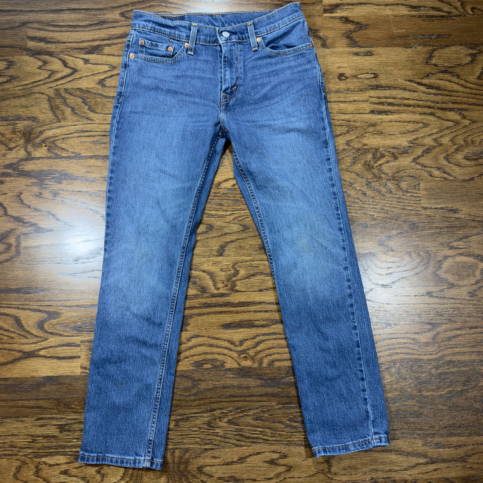 Levi's Levi's 511 Slim Fit Jeans 30x30 Medium Wash Blue Denim Size US 30 / EU 46 - 2 Thumbnail