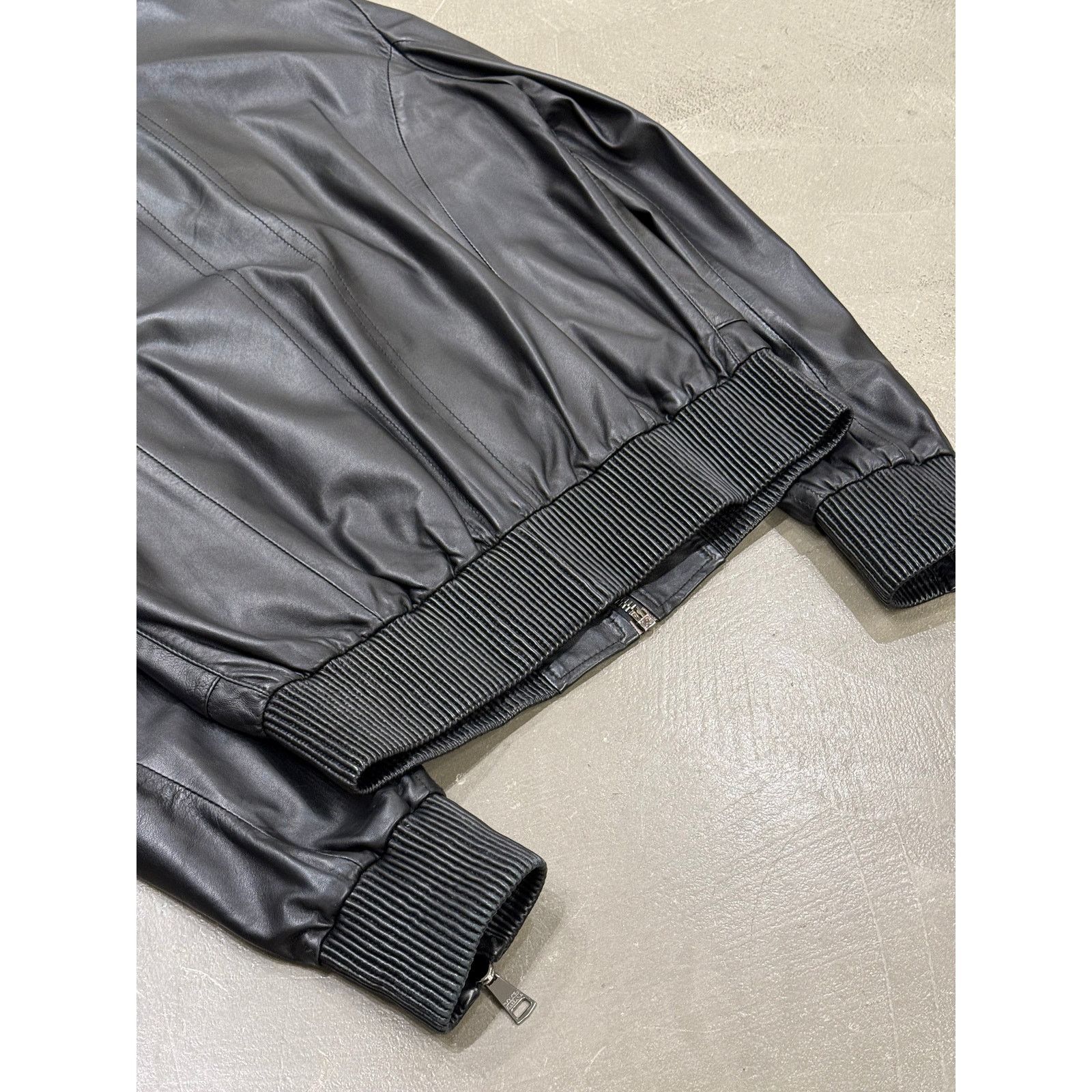Dolce & Gabbana 2000s Dolce & Gabbana leather bomber jacket Size US L / EU 52-54 / 3 - 6 Thumbnail