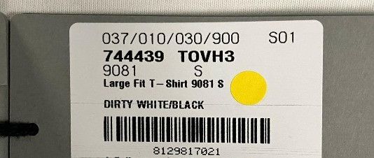 Balenciaga o1mt1gz0225 I Love T-Shirt Large Fit in White Size S / US 4 / IT 40 - 3 Thumbnail