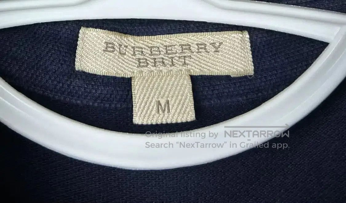 Burberry Burberry Men's Cotton Polo Shirt in Navy Blue. Size US M / EU 48-50 / 2 - 4 Thumbnail