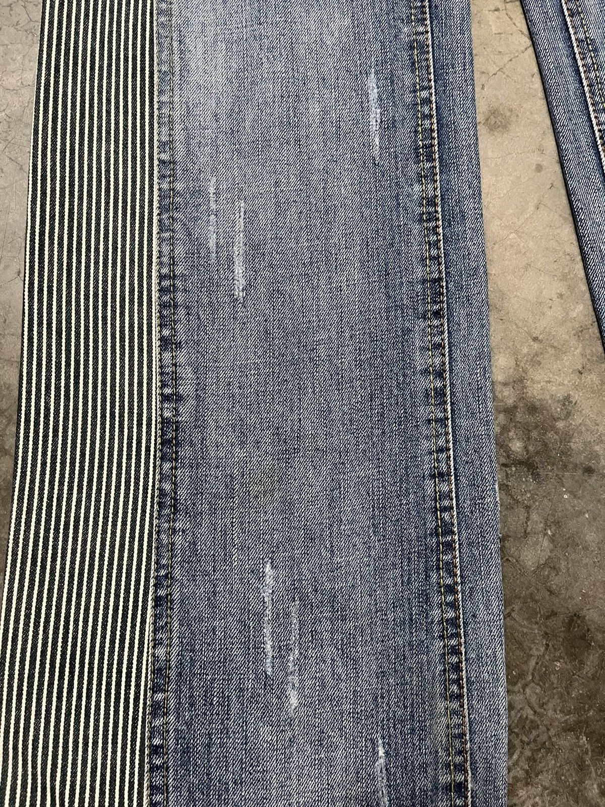Hysteric Glamour Distressed Nicole Club for men Reconstructed hickory stripe Size US 32 / EU 48 - 5 Thumbnail