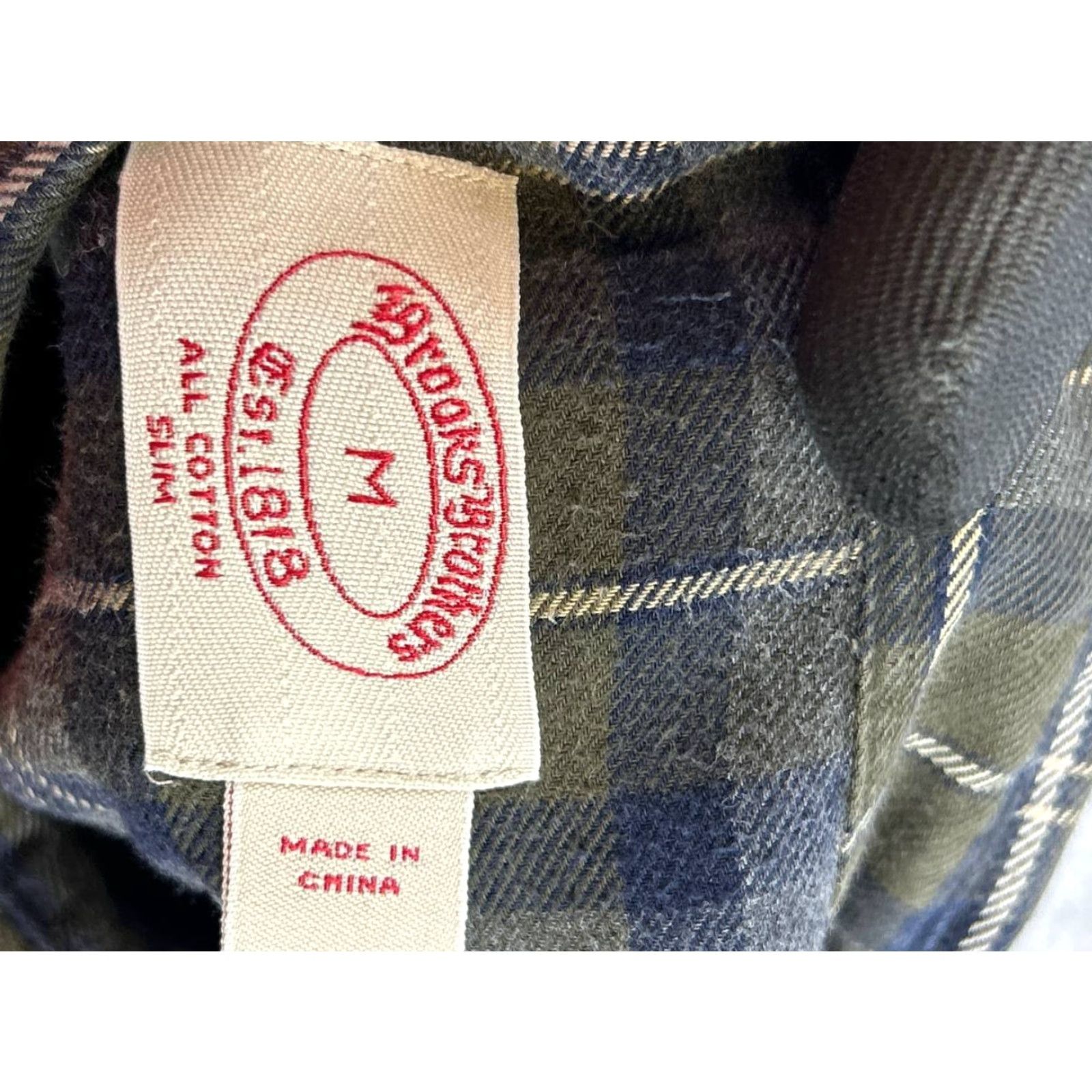 Brooks Brothers Brooks Brothers Shirt Mens M Green Gray Button-Up Cotton Plaid Casual, Button-Down Collar, Regular Fit, Long Sleeve, Vintage No, Dept Men Size US M / EU 48-50 / 2 - 3 Thumbnail