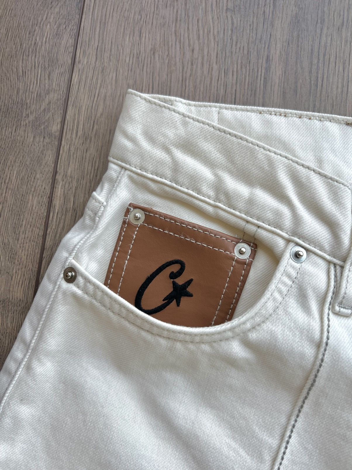 Corteiz Corteiz C-Star Denim Jorts Natural XS Size US 28 / EU 44 - 9 Thumbnail