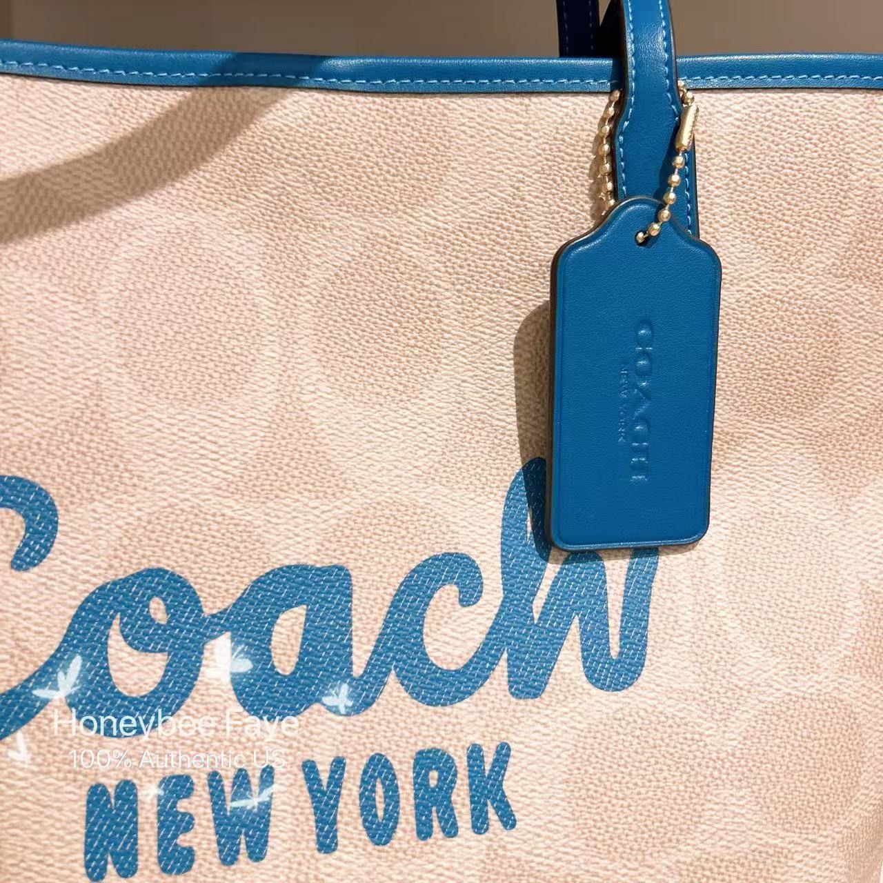Coach City Tote Bag With Coach Graphic CY705 Size ONE SIZE - 3 Thumbnail