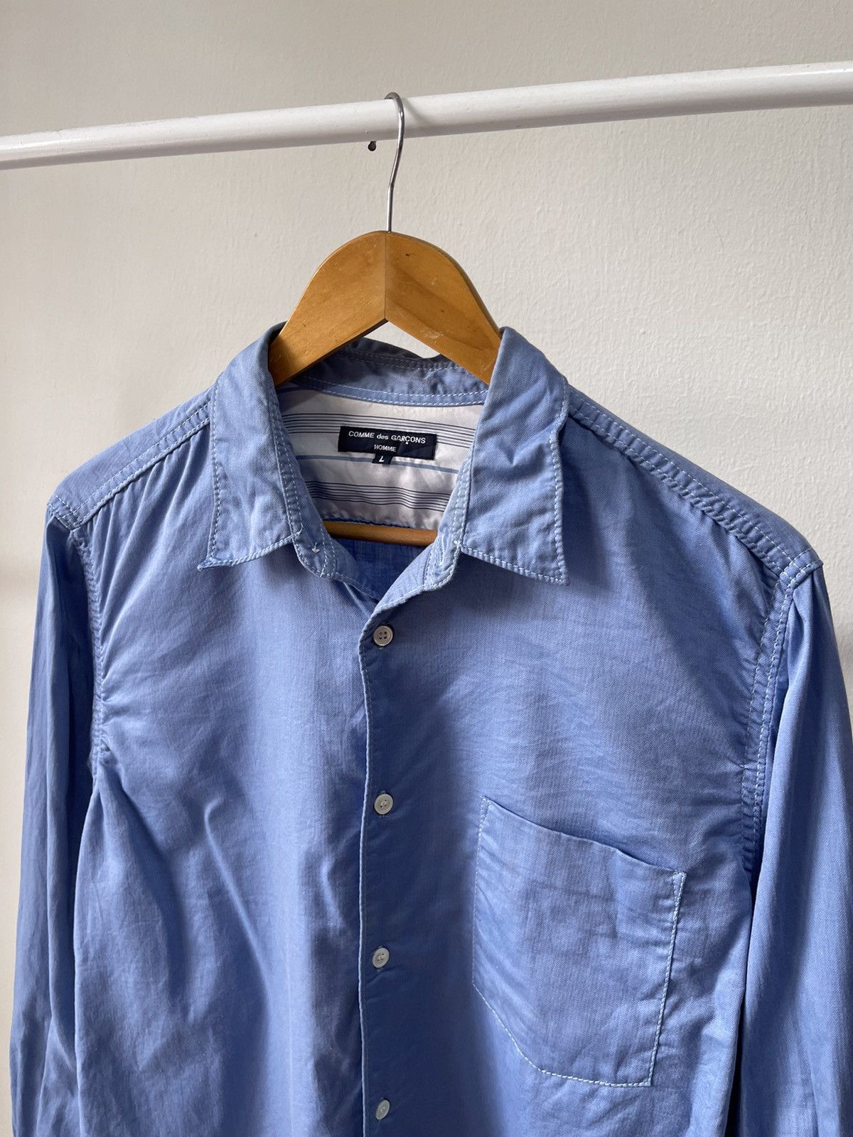 Comme des Garcons × Comme des Garcons Homme × Comme des Garcons Homme Plus AD2004 Comme des Garcons Cupra Button Ups Size US M / EU 48-50 / 2 - 5 Thumbnail