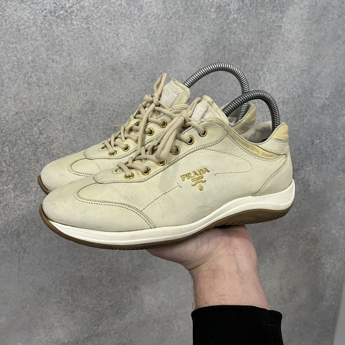 Prada Prada Milano Leather Low Shoes Sneaker Size US 8.5 / IT 38.5 - 5 Thumbnail
