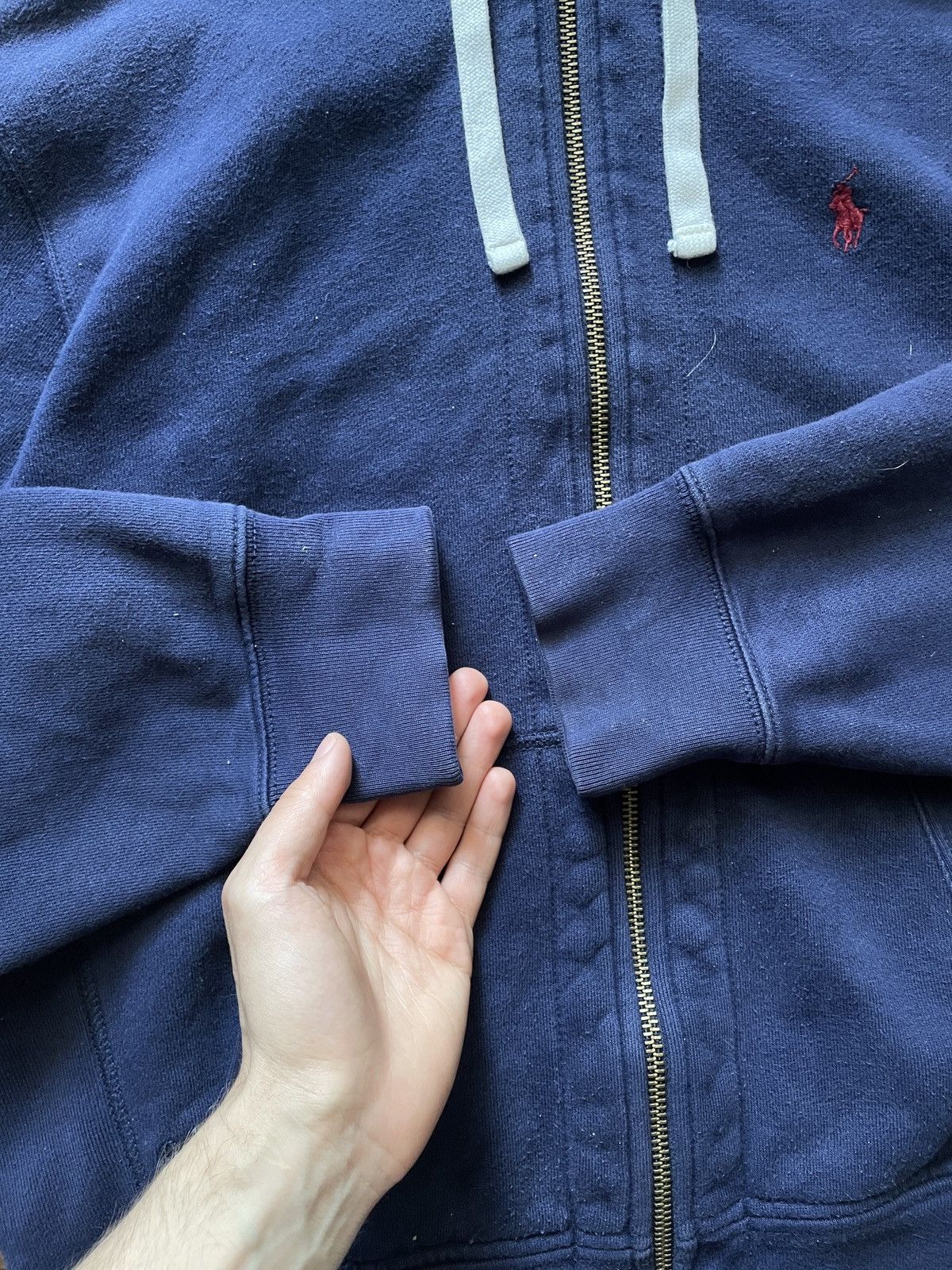 Polo Ralph Lauren Vintage Y2K Polo Ralph Lauren Zip Up Hoodie Red Pony Logo Size US M / EU 48-50 / 2 - 7 Thumbnail
