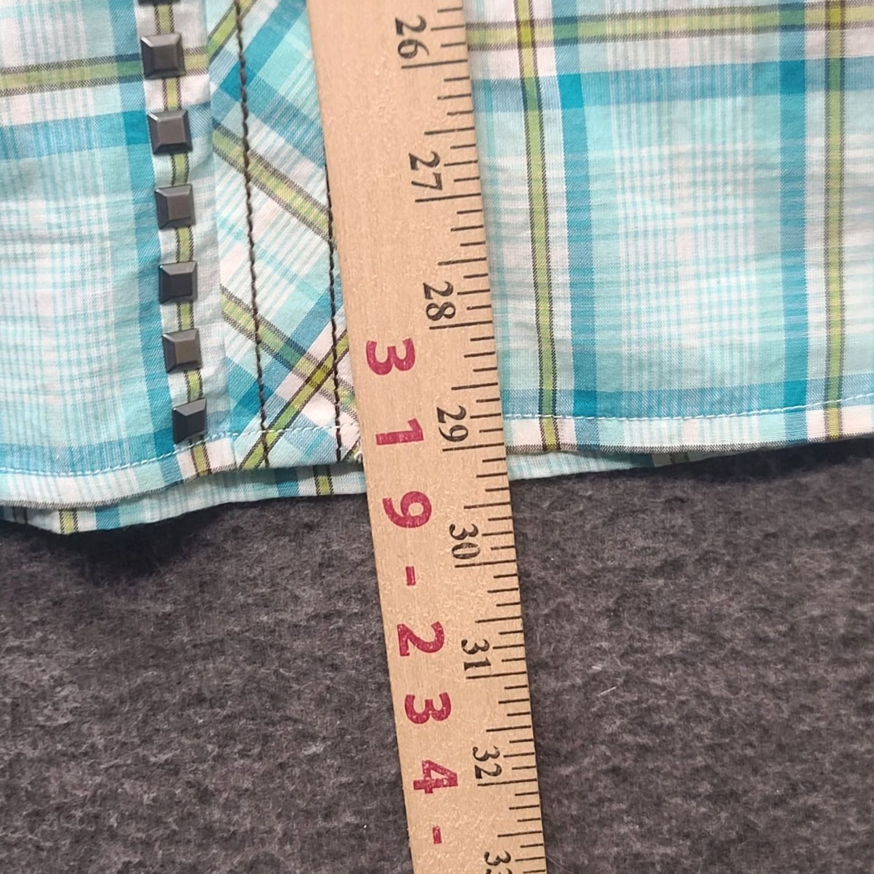 Ariat Ariat Button-Up Shirt Womens L Fitted Long Sleeve Cowgirl Rodeo Studded Plaid Multicolor Size L / US 10 / IT 46 - 4 Thumbnail