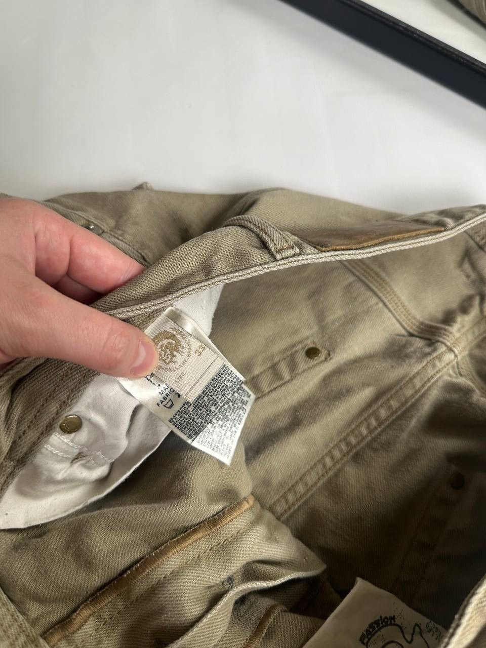 Diesel 00s Vintage Diesel Wide Jeans Size US 33 - 8 Thumbnail