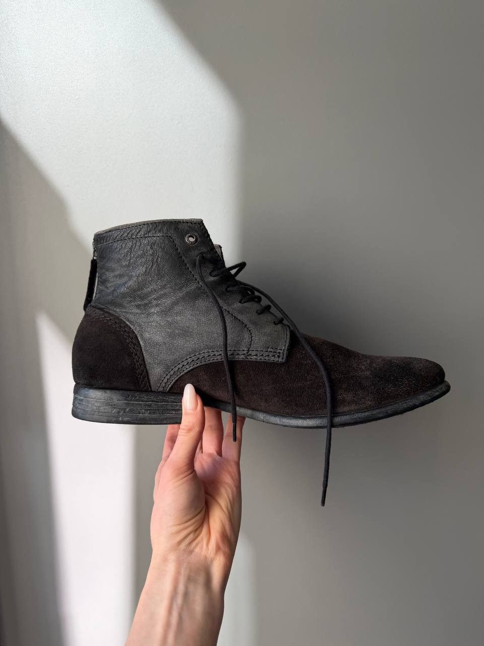 Diesel RARE Diesel Black Guidi Style Leather Ankle Avantgarde Boots Size US 9 / EU 42 - 11 Thumbnail