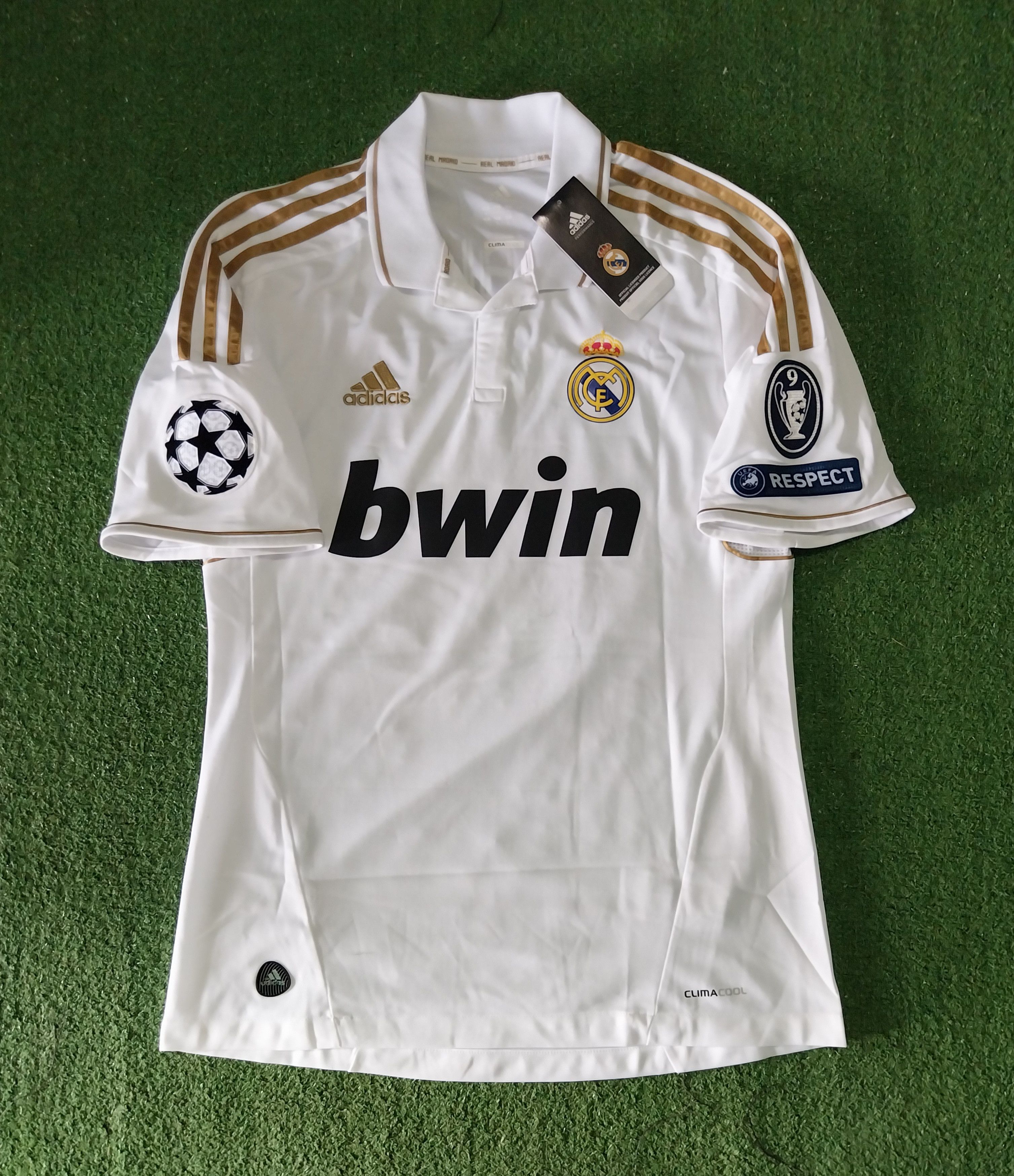 Real madrid home 2011/2012 cristiano ronaldo jersey football