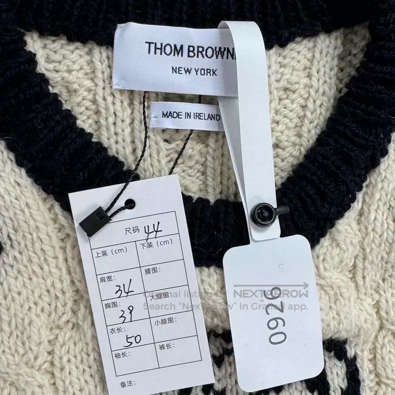 Thom Browne Thom Browne Floral printed wool vest Size M / US 6-8 / IT 42-44 - 2 Thumbnail