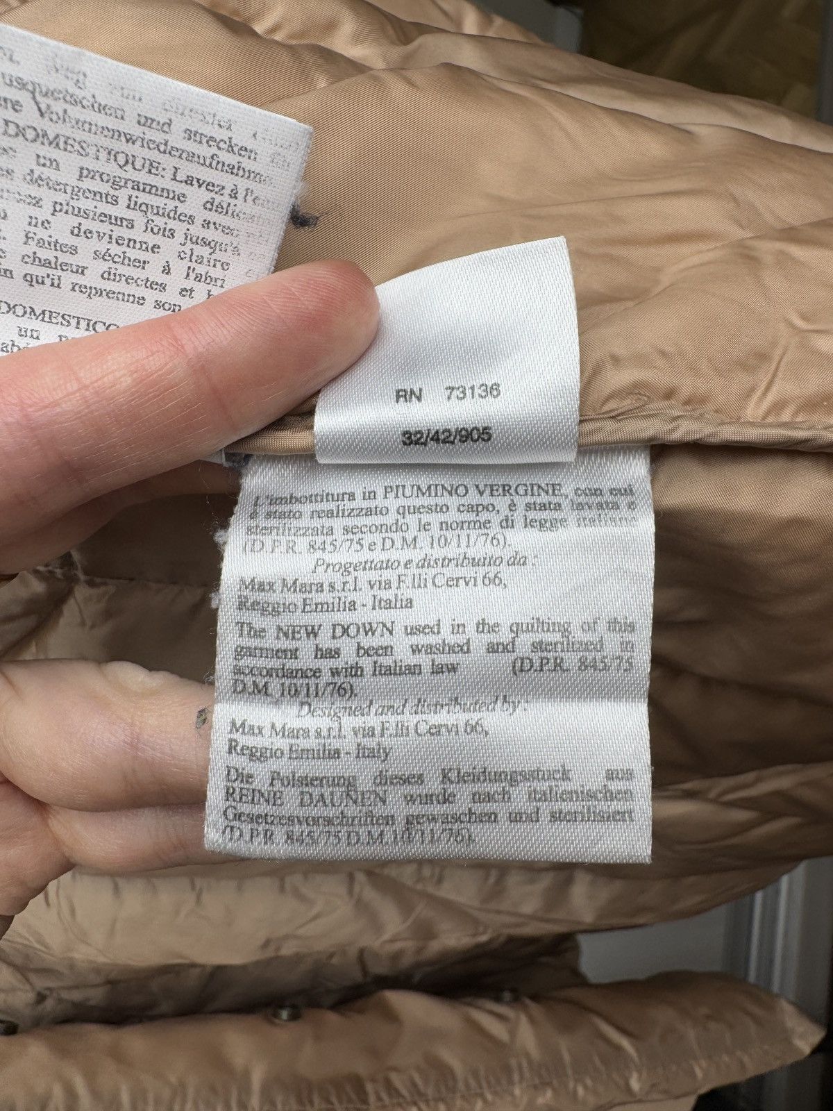Max Mara Max Mara Down Nylon Puffer Beige Quilted Short Slim Fit Size M / US 6-8 / IT 42-44 - 12 Thumbnail