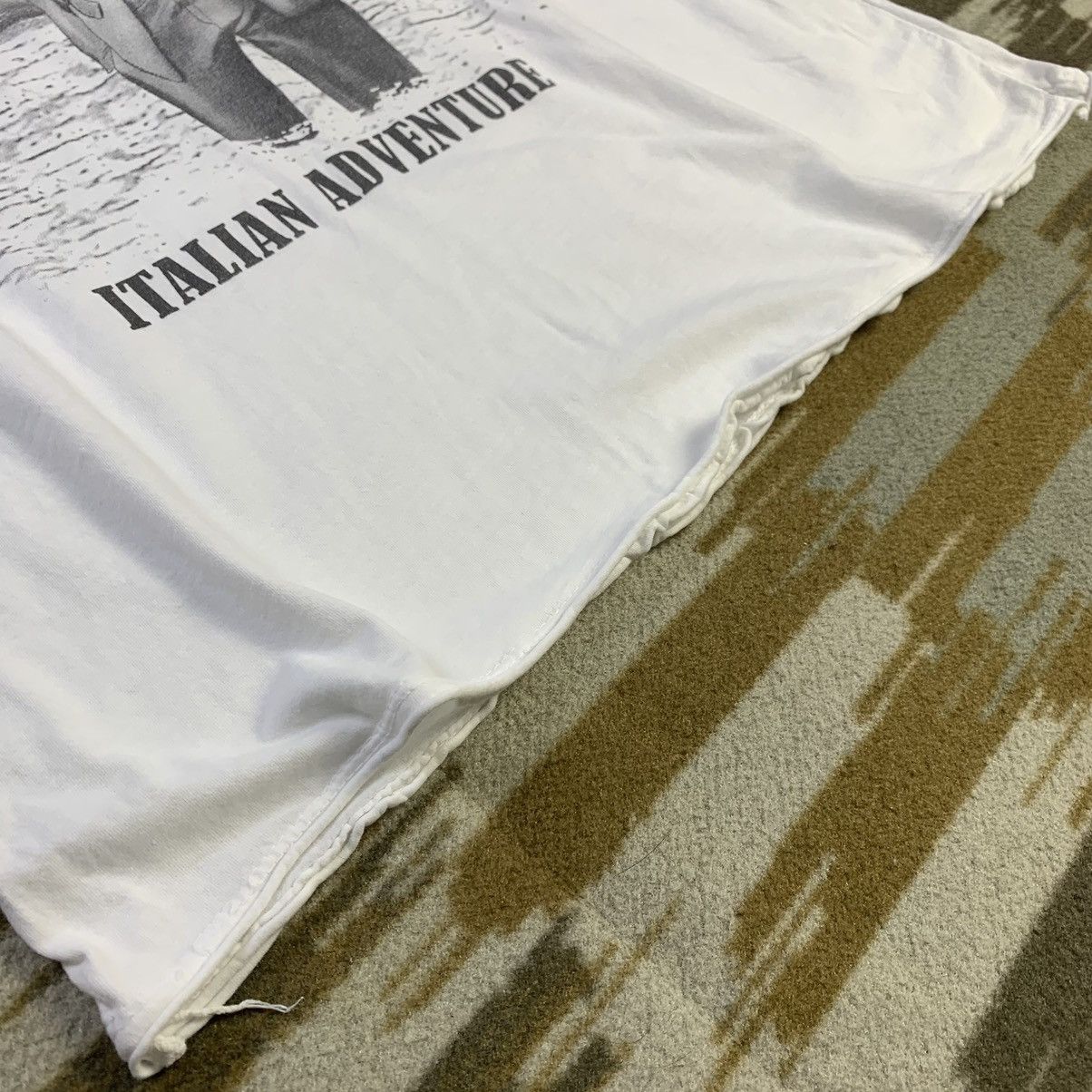 Art Comes First RARE VINTAGE ITALIAN ADVENTURE RAW HEM T-SHIRT Art Designer Size US L / EU 52-54 / 3 - 8 Thumbnail