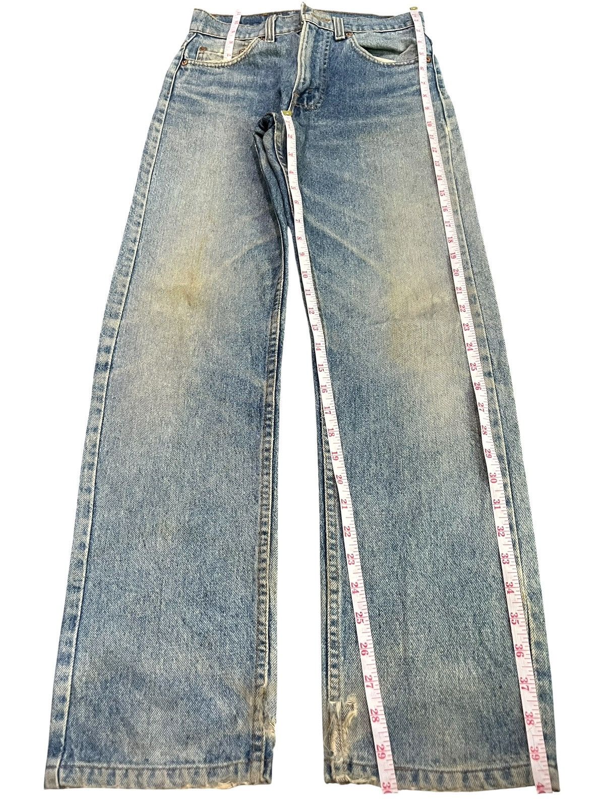 Levi's Vintage 90s Levis 505 Mud Wash Distressed Jeans Size US 28 / EU 44 - 7 Thumbnail