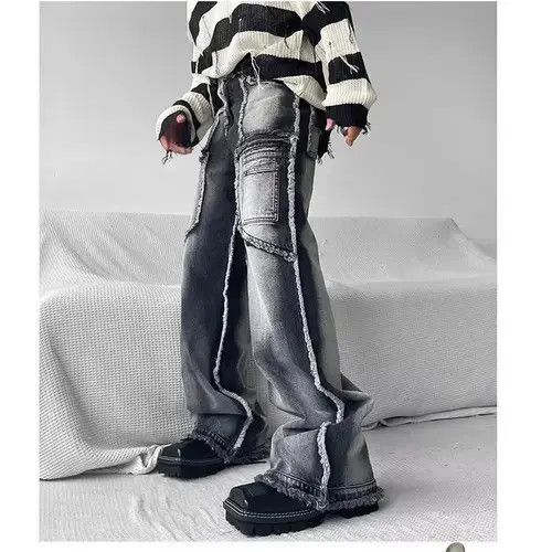 Japanese Brand Gothic Baggy Jeans Size US 32 / EU 48 - 2 Thumbnail