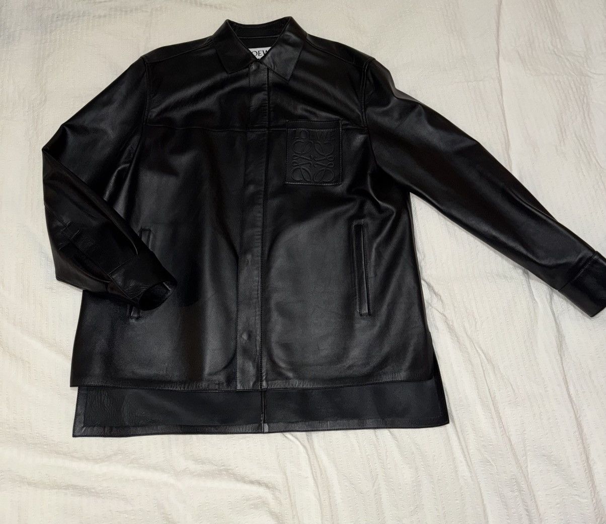 Loewe Loewe Black Leather Jacket Size US M / EU 48-50 / 2 - 1 Thumbnail
