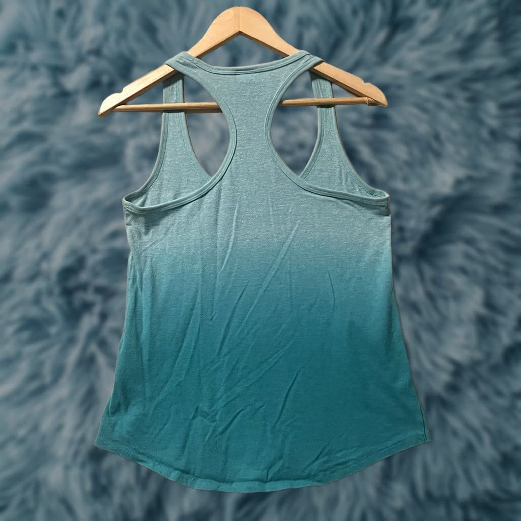 Nike Nike Women Tank Top Racerback Sleeveless Blue Green Small Nike Just Do It Activewear Shirt Women Sleeveless Tank with Scoop Neck Pullover Classic Fit Size S / US 4 / IT 40 - 1 Thumbnail