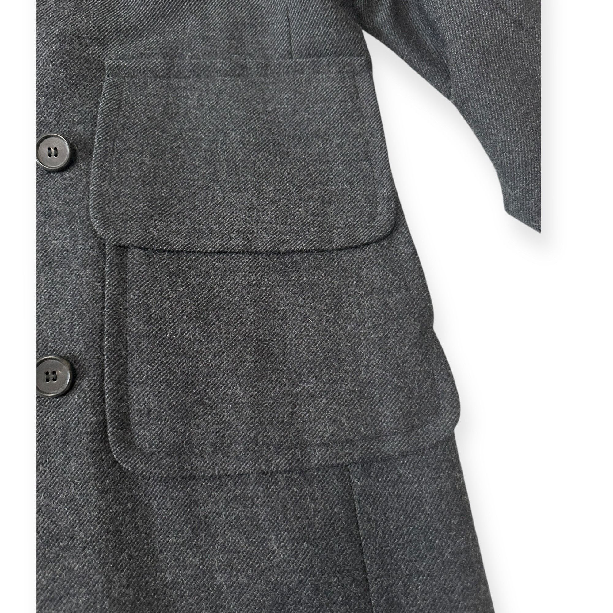 Marni Marni Gray Wool Double Breasted Coat IT44 Consuelo Era Overs Size M / US 6-8 / IT 42-44 - 9 Thumbnail