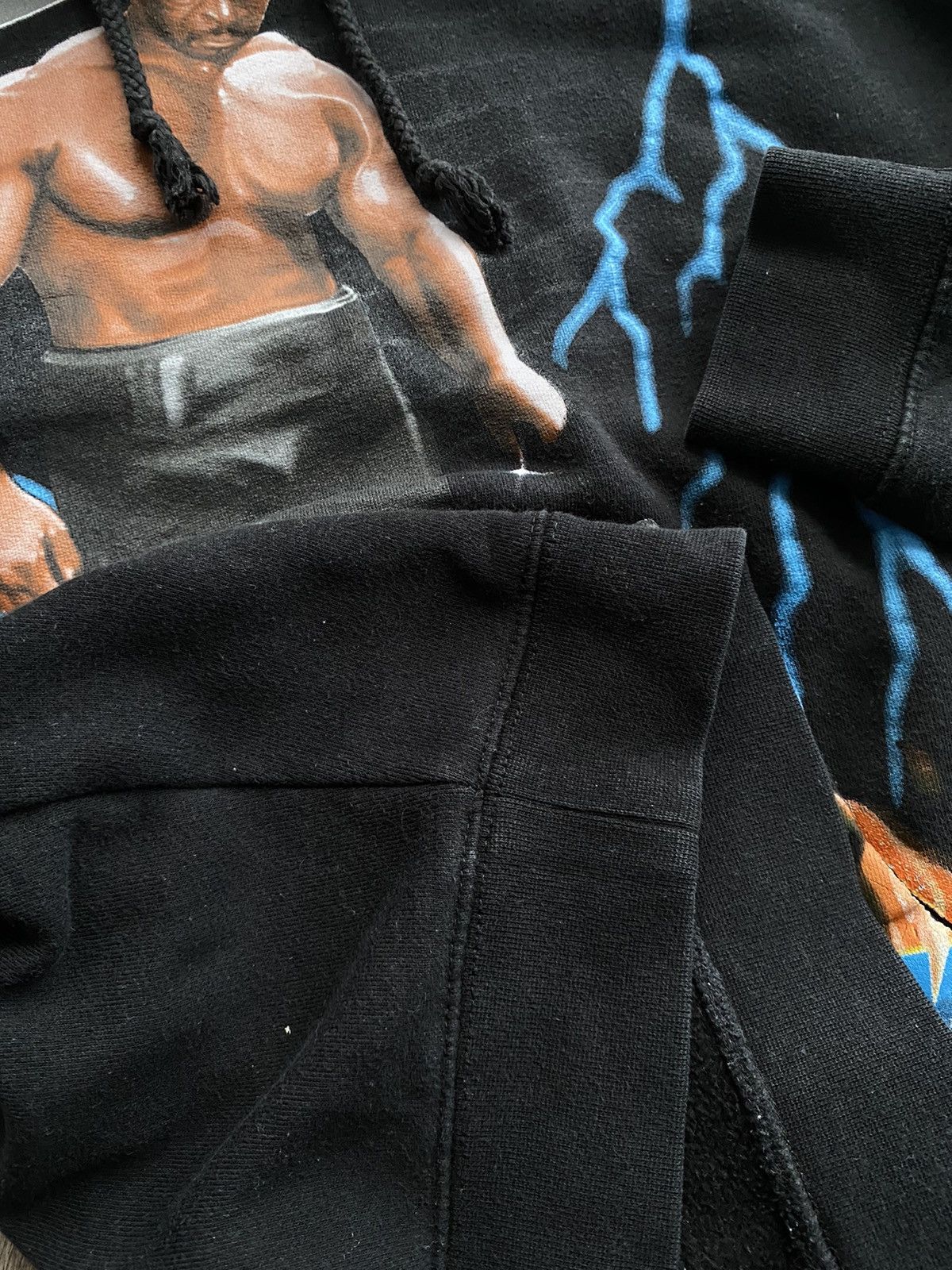 Designer × Market Mike Tyson Chinatown Market Black Hoodie Full Print Size M Size US M / EU 48-50 / 2 - 12 Thumbnail