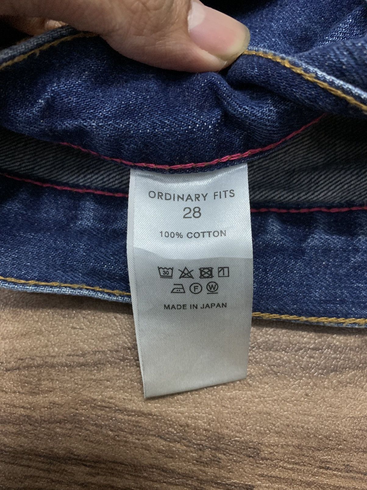 Japanese Brand 🇯🇵Ordinary Fits Selvedge Denim Pant🇯🇵 Size US 28 / EU 44 - 12 Thumbnail