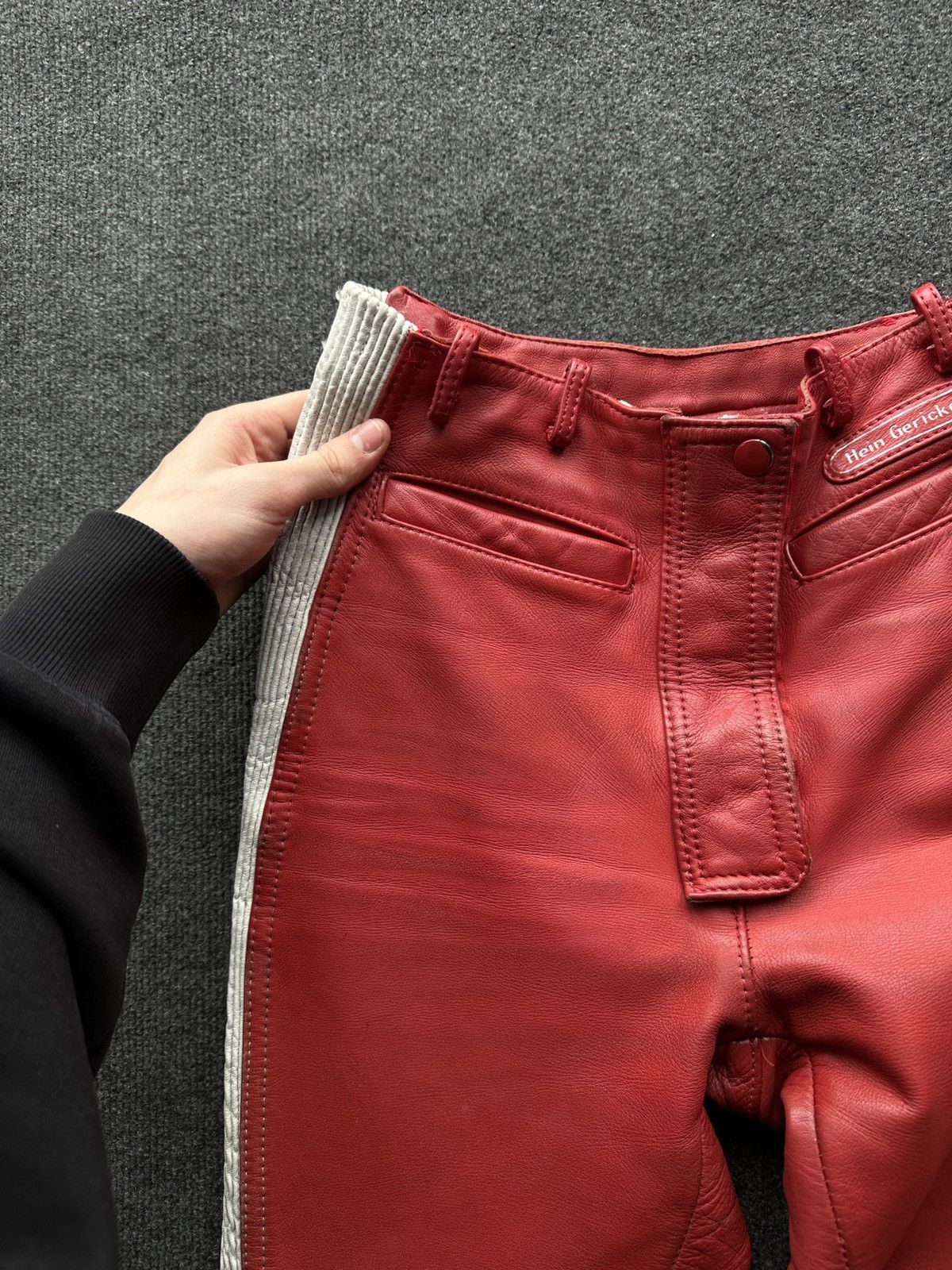 Hein Gericke HEIN GERICKE 🚨 WOMEN RED PANTS MOTO PROTECTION RARE Size 26" / US 2 / IT 38 - 5 Thumbnail