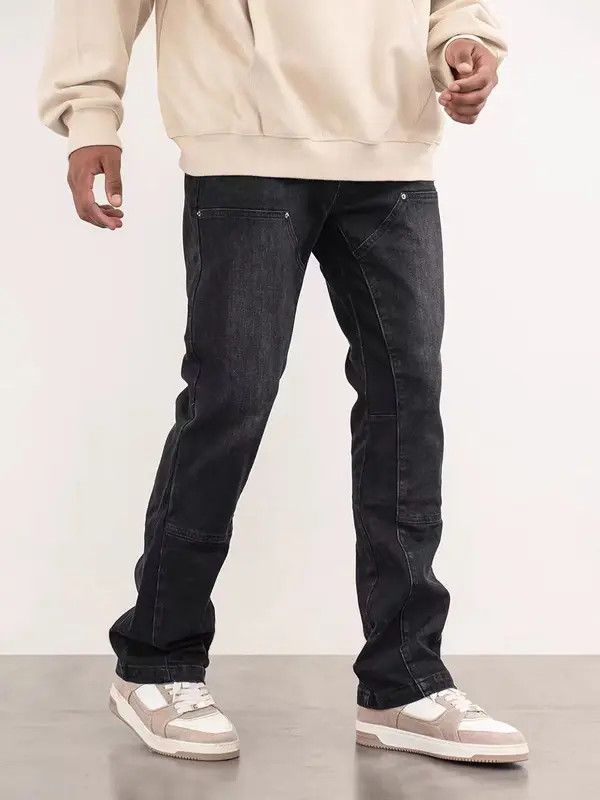 Japanese Brand VIBE High street retro logging design work jeans Size US 32 / EU 48 - 2 Thumbnail